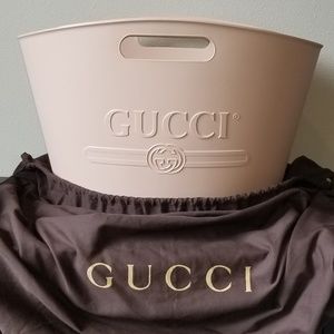 Gucci Pale Pink Tote with Brown Dust Bag